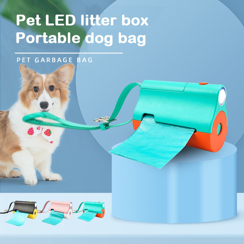 Waste Bag Dispenser With Light LED