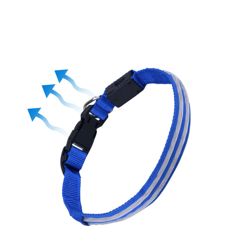 Nylon Translucent Neon LED Collars