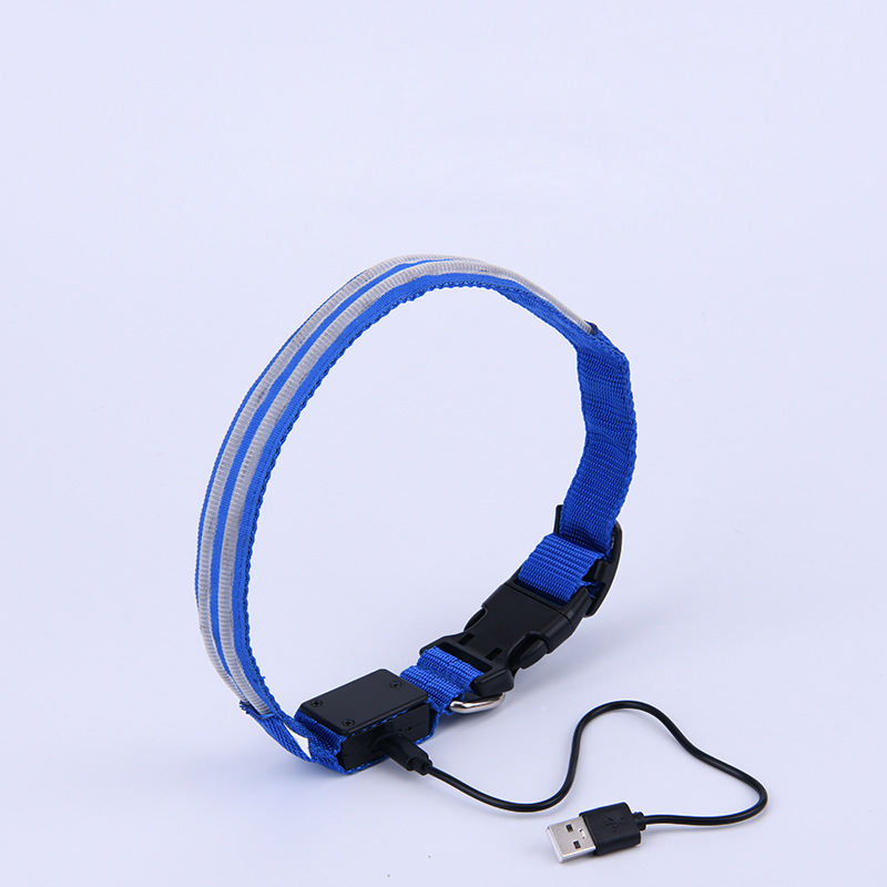 Nylon Translucent Neon LED Collars