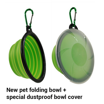 Small Silicone Dog Bowl, Travel Folding Dog Bowl