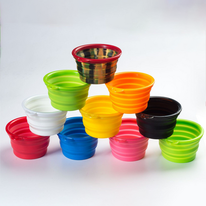 Small Silicone Dog Bowl, Travel Folding Dog Bowl