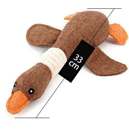 Wild Goose Squeaky Plush Toy