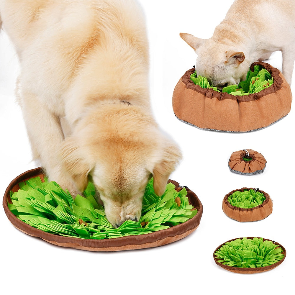 Round Sniffing Feeding Mat