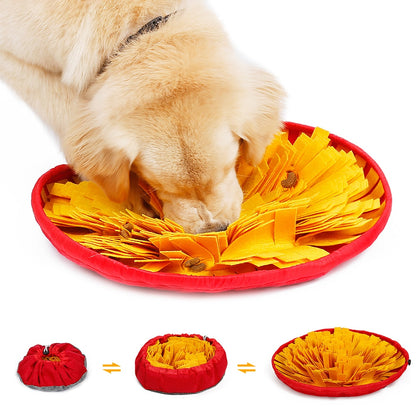 Round Sniffing Feeding Mat