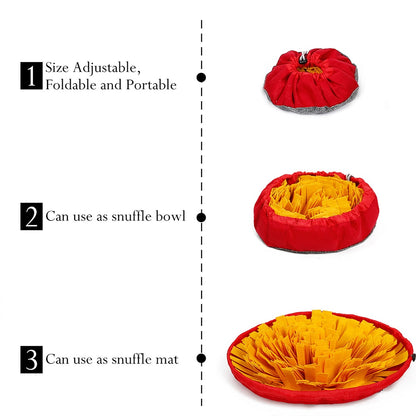 Round Sniffing Feeding Mat